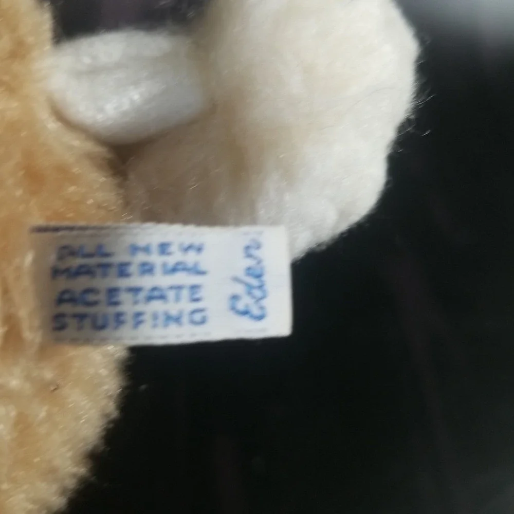 Vintage Stuffed Plush Animal Bunny Peter Rabbit Musical Wind Up Eden Toys READ
